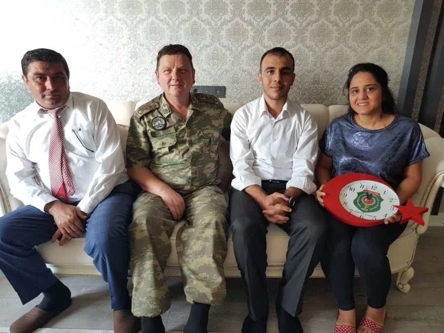 ALBAY SANCAKTAR, ŞEHİT AİLELERİNE ZİYARETLERİNİ SÜRDÜRÜYOR