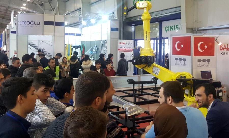 MESLEK LİSELİ ÖĞRENCİLER, OTOMASYON VE METAL İŞLEME FUARINDA
