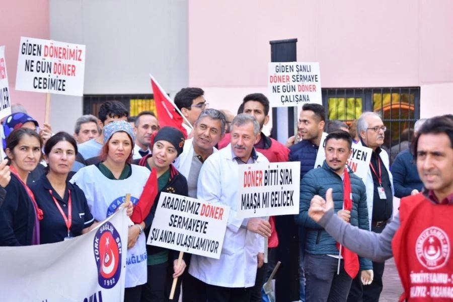 TÜRK SAĞLIK-SEN, DÖNER SERMAYE TALEPLERİ İÇİN ALANLARDA