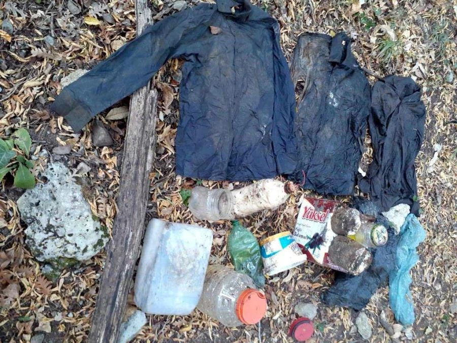 AMANOSLARDA 5 KİLO TNT PATLAYICISI YAŞAM MALZEMESİ BULUNDU