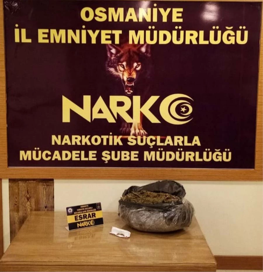 VALİZİNDEN ESRAR ELE GEÇİRİLEN YOLCU TUTUKLANDI