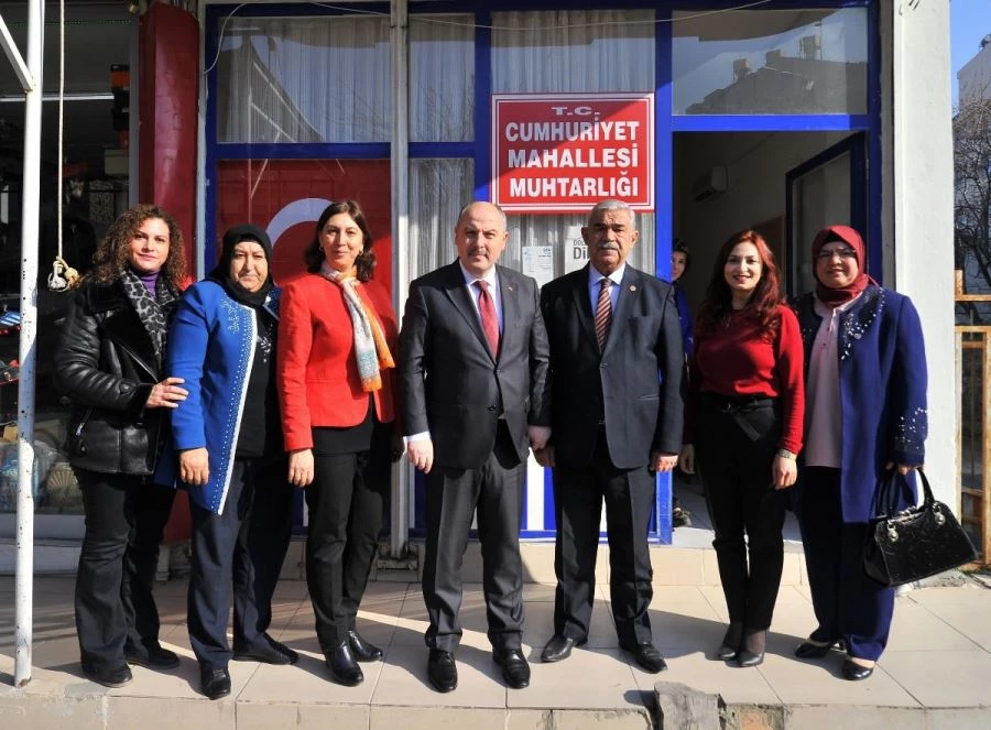 VALİ COŞKUN, KADIN MUHTARLARLA BULUŞTU