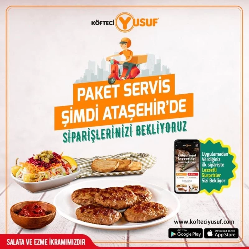 Köfteci Yusuf’tan İstanbul Ataşehir’e özel kampanya

