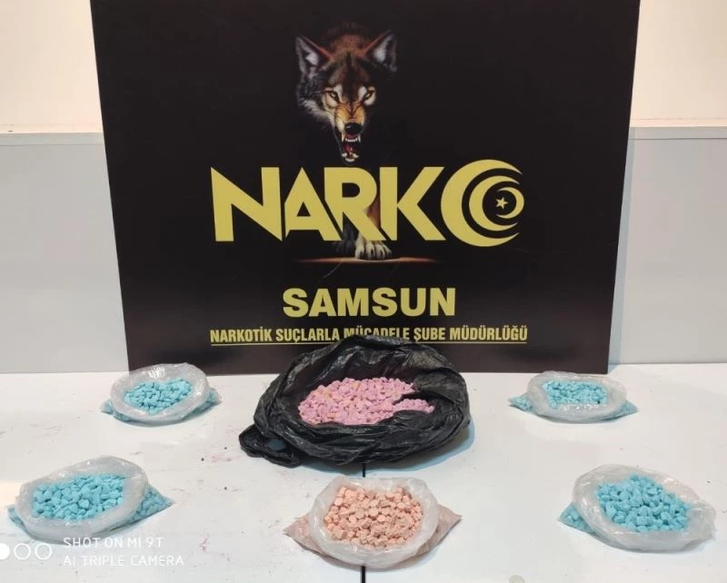 Samsun’da 3 bin 328 uyuşturucu hap ele geçirildi
