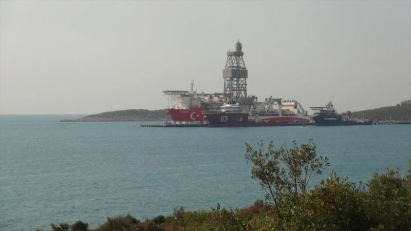 Kanuni sondaj gemisinin Mersin