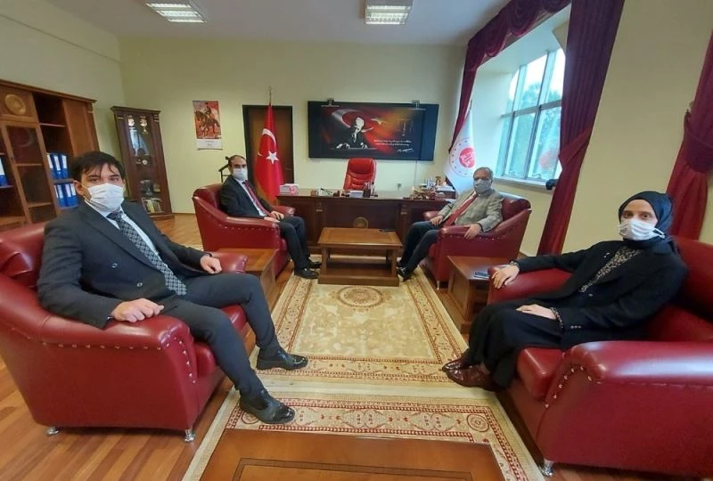 Kaymakam Türköz cumhuriyet savcıları ile bir araya geldi
