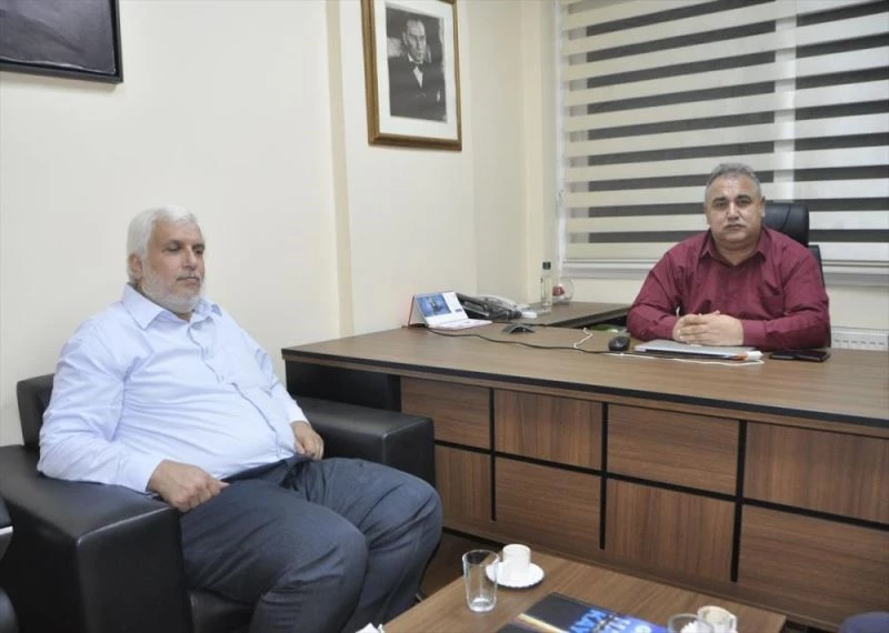 HÜDAPAR İl Başkanı Demir, AA Adana Bölge Müdürü Firik