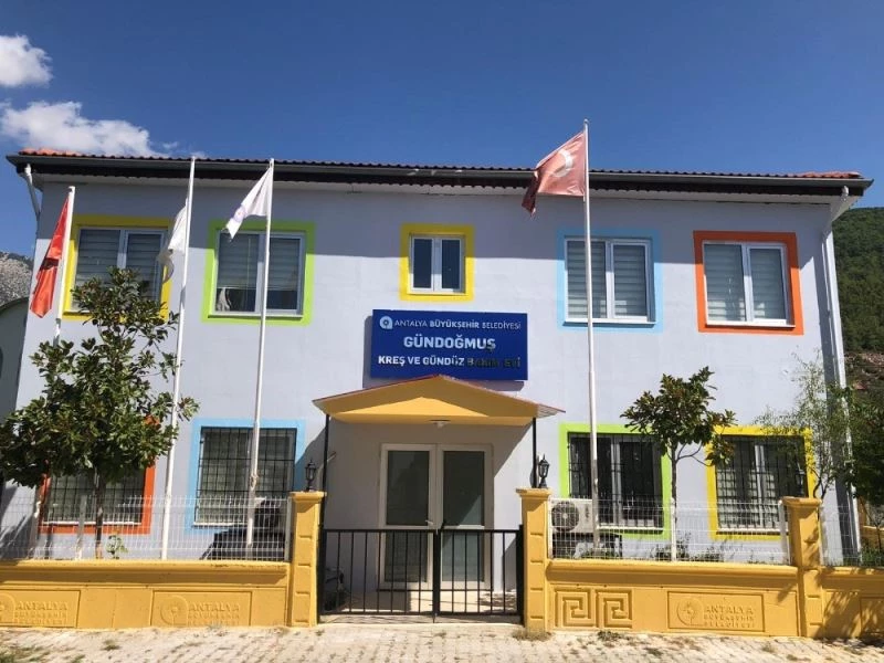 Gündoğmuş’taki kreşe son rötuşlar yapılıyor
