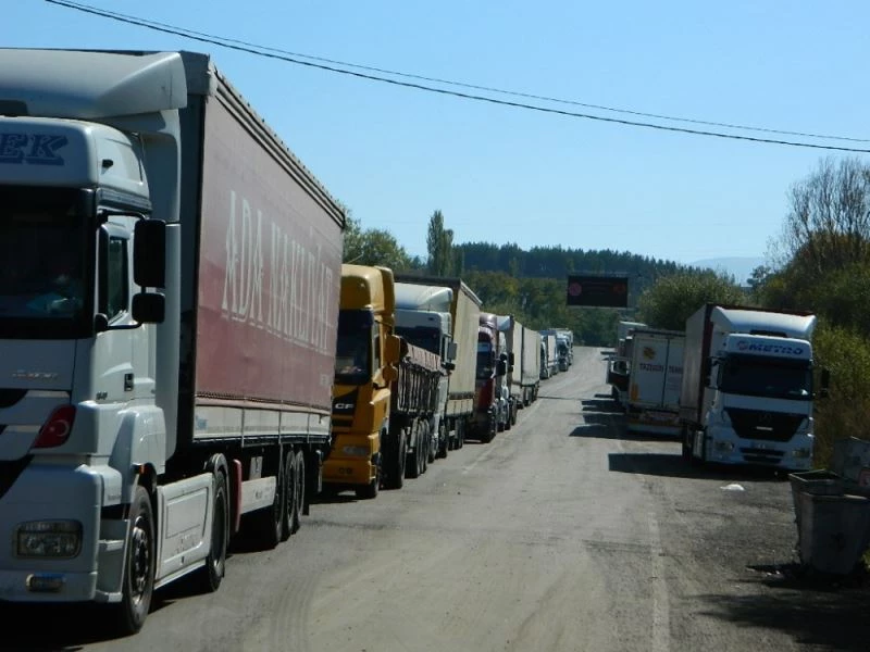 Türkgözü Sınır Kapısındaki tır kuyruğu bitirildi
