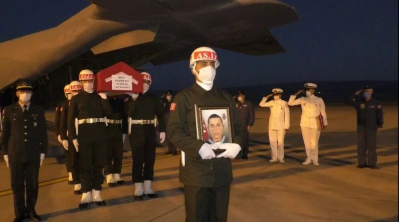 Şehit Er Volkan Soy’un naaşı baba ocağına getirildi
