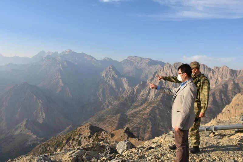 Kaymakam Doğramacı’dan üs bölgelerine ziyaret
