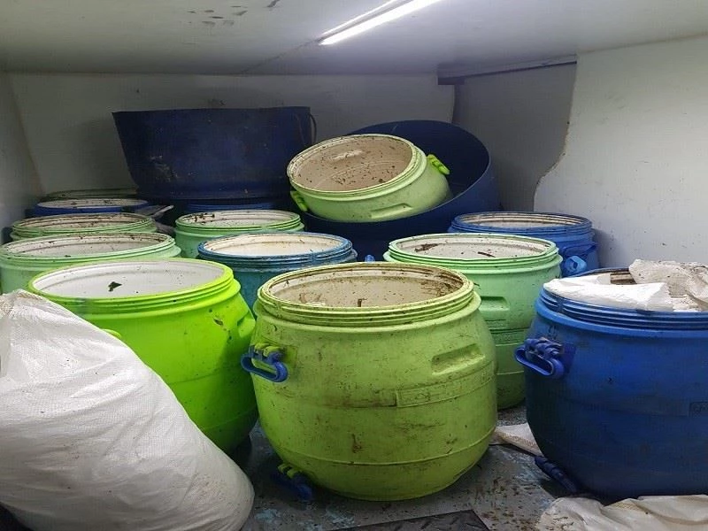 Erdek’te 300 kilo deniz patlıcanı ele geçirildi
