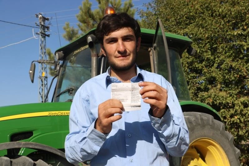 Hız göstergesi bulunmayan traktöre hız cezası
