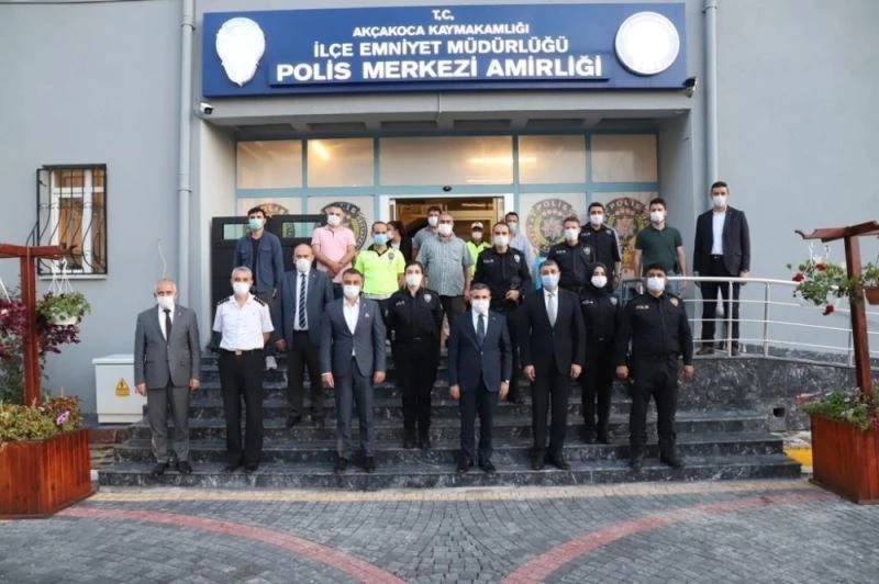 Vali Atay Akçakoca’nın asayişini inceledi
