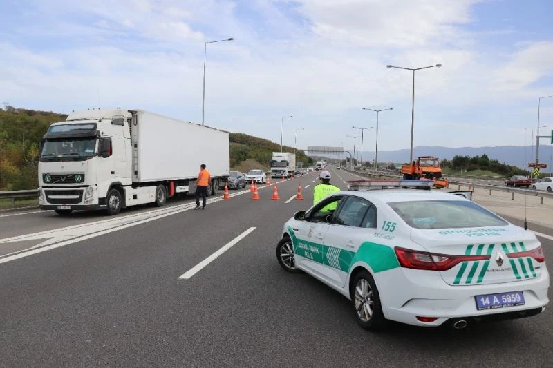 TEM Otoyolu Bolu Dağı Ankara yönü hafif araçlara açıldı
