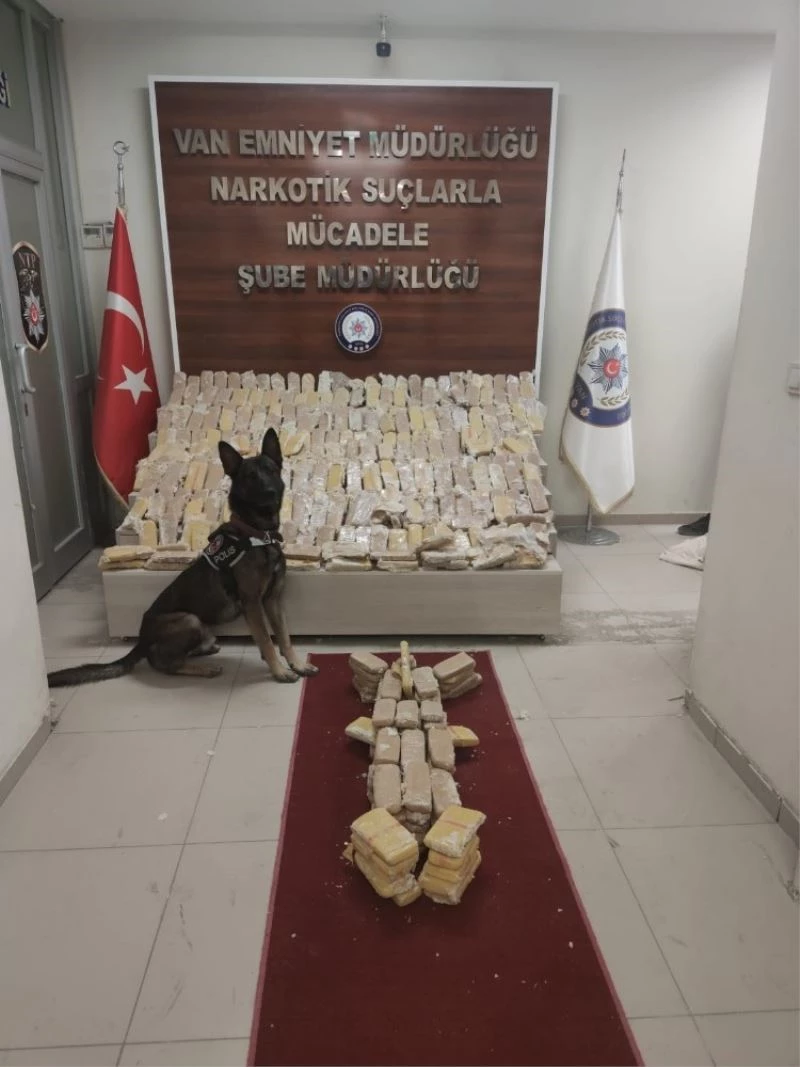 Van’da 282 kilo eroin ele geçirildi
