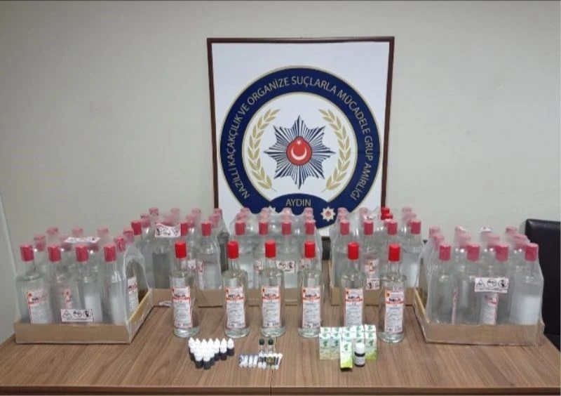 Nazilli emniyeti kaçak içkiye göz açtırmıyor
