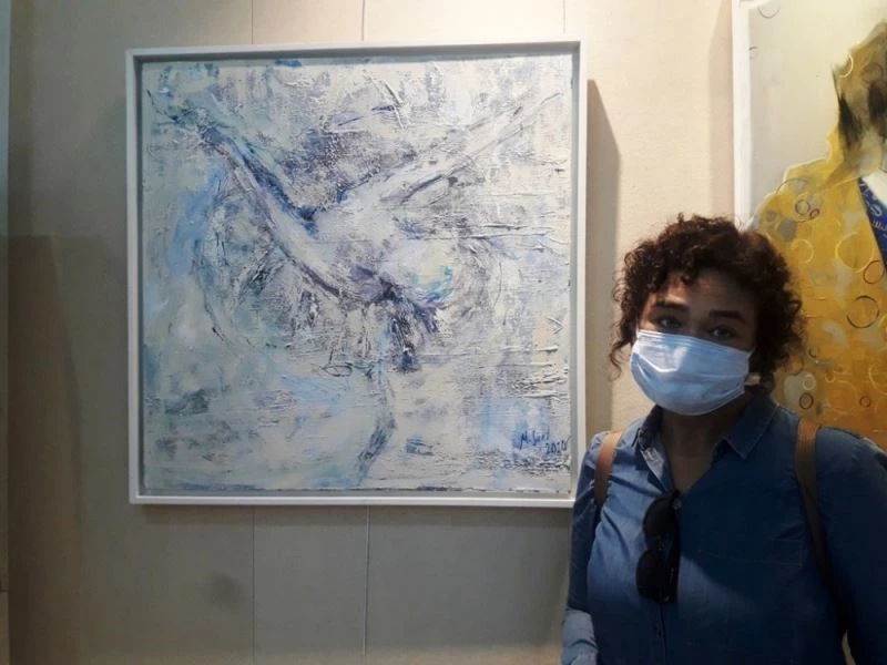 Ressam Süel’den balerin figürlü eserle Cumhuriyet vurgusu
