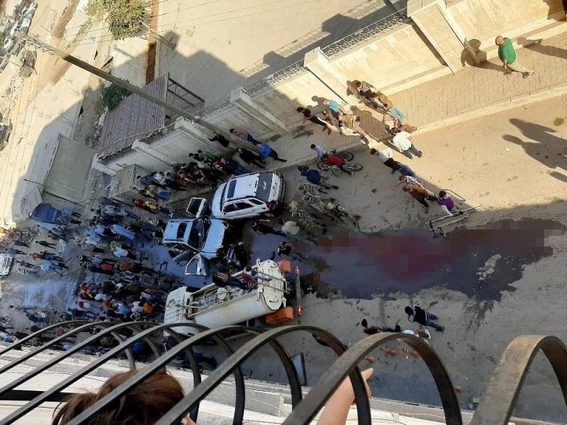 Azez’de bir hakimin aracına saldırı
