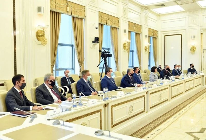 TBMM Başkanı Mustafa Şentop, Azerbaycan Milli Meclis Başkanı Sahiba Gafarova ile görüştü
