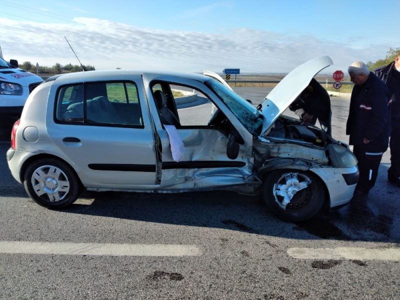 Lüleburgaz’da kaza: 1 yaralı
