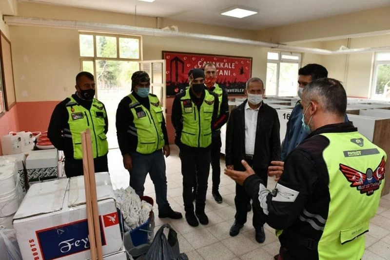 Motosiklet Kulübünden eğitim yardımı
