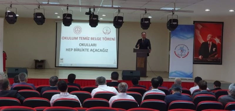 Samsun’da 206 okula “Okulum Temiz Belgesi”
