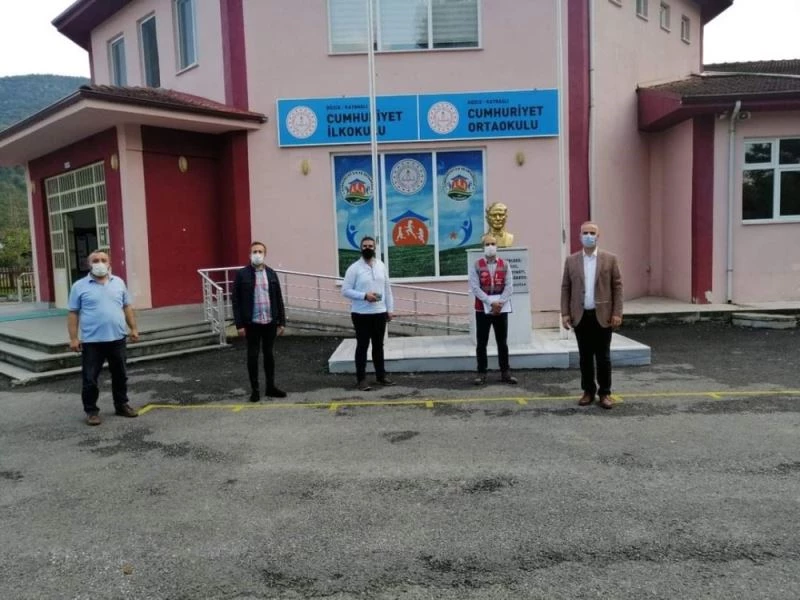 Kaynaşlı’da okullar denetimden geçti
