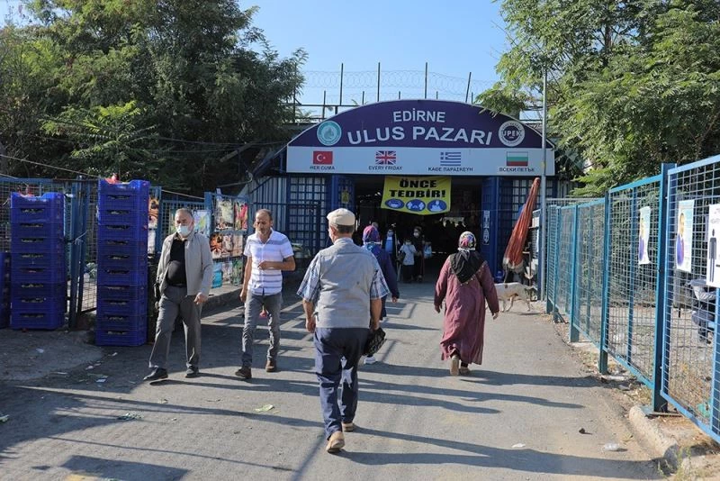 Edirne’de, Bulgarca maske ve sosyal mesafe anonsu
