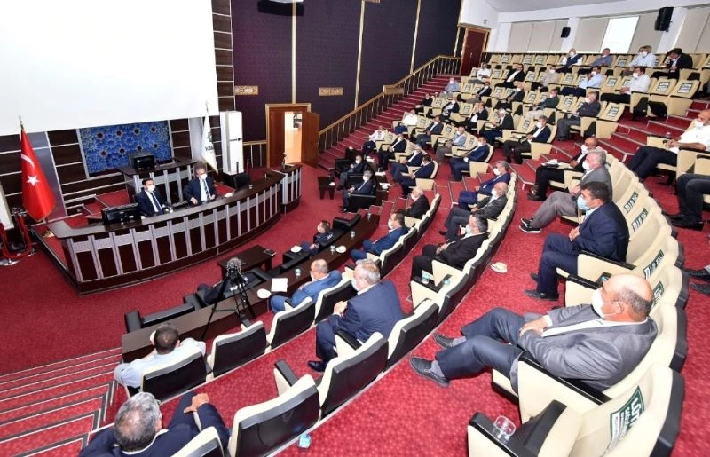 Karataylı muhtarlar toplantıda buluştu
