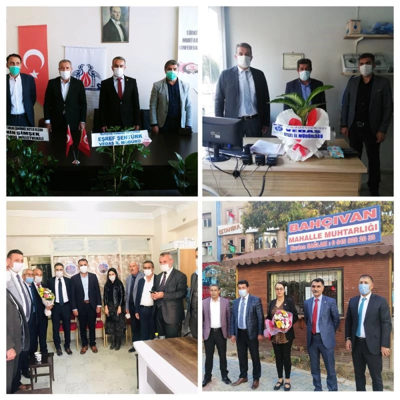 VEDAŞ yöneticilerinden muhtarlara ziyaret
