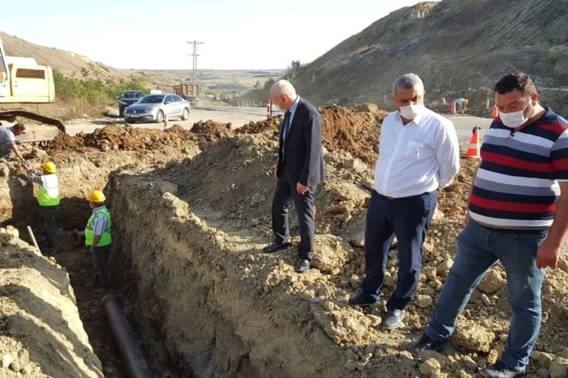 İçöz, TESKİ çalışmalarını tek tek denetliyor
