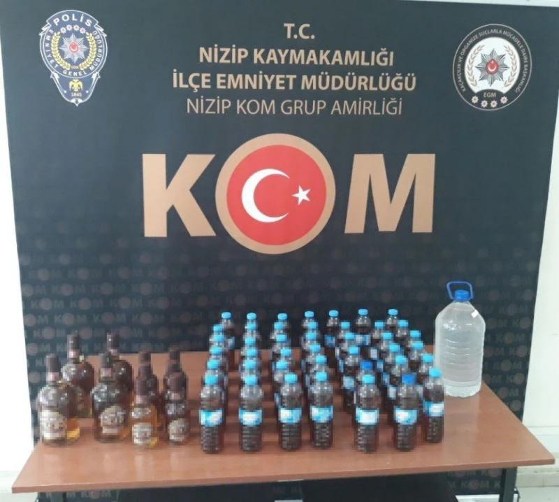Sahte alkol üretenlere operasyon: 2 gözaltı
