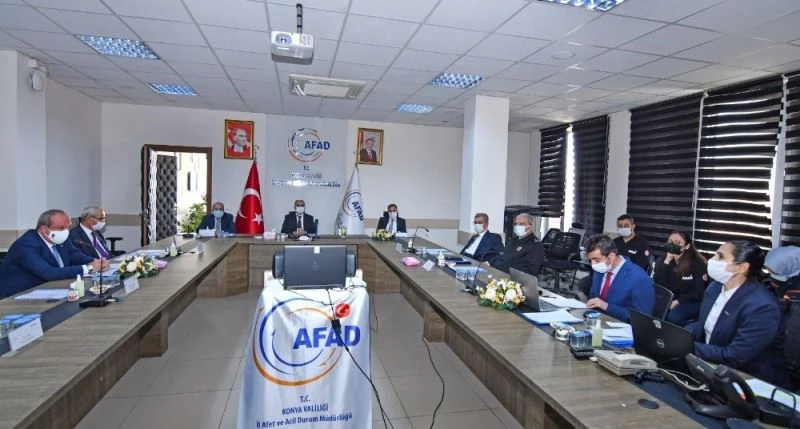 Konya’da yerel düzey masabaşı deprem tatbikatı yapıldı
