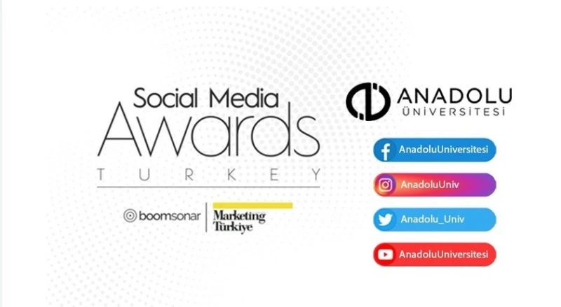 Social Media Awards Turkey 2020’de Anadolu Üniversitesi gümüş ödül kazandı
