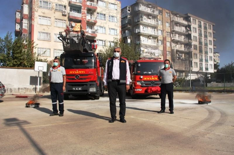 Diyarbakır itfaiyesi bir yılda 5 bin 892 olaya müdahale etti
