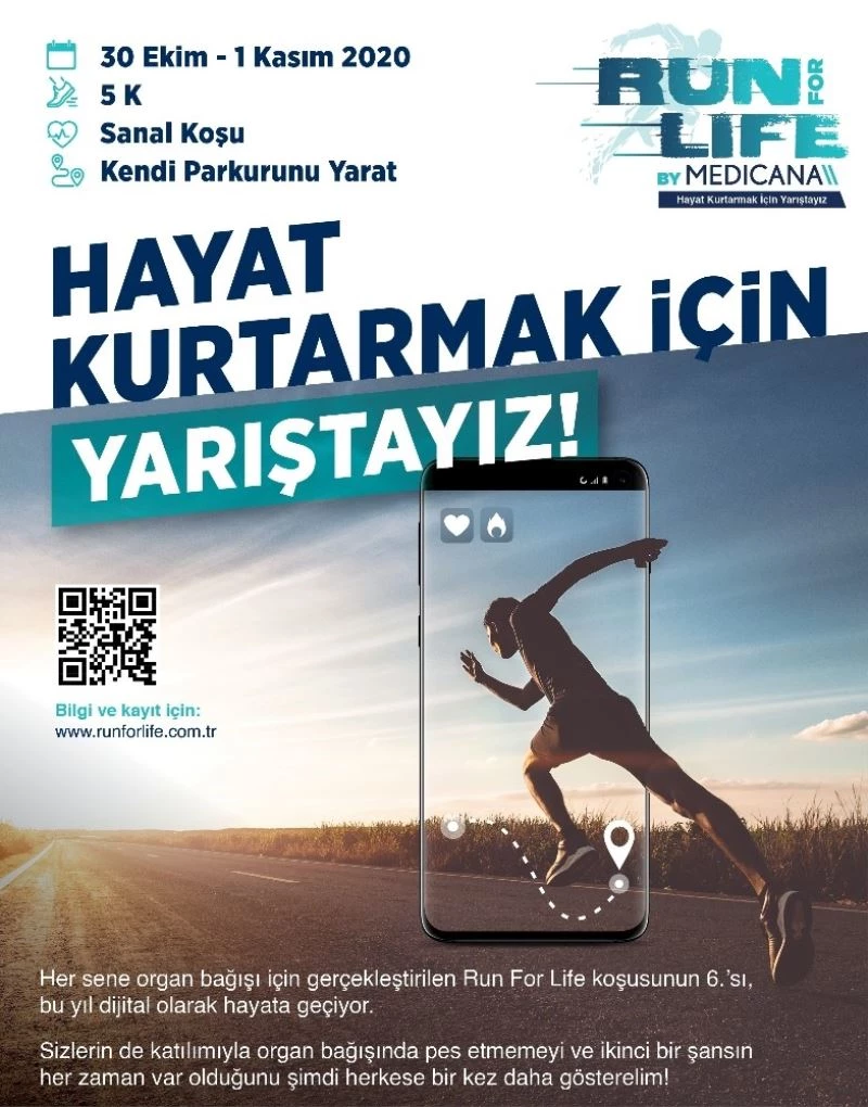‘Hayat Kurtarmak İçin Yarıştayız- Run For Life’ için geri dayım başladı
