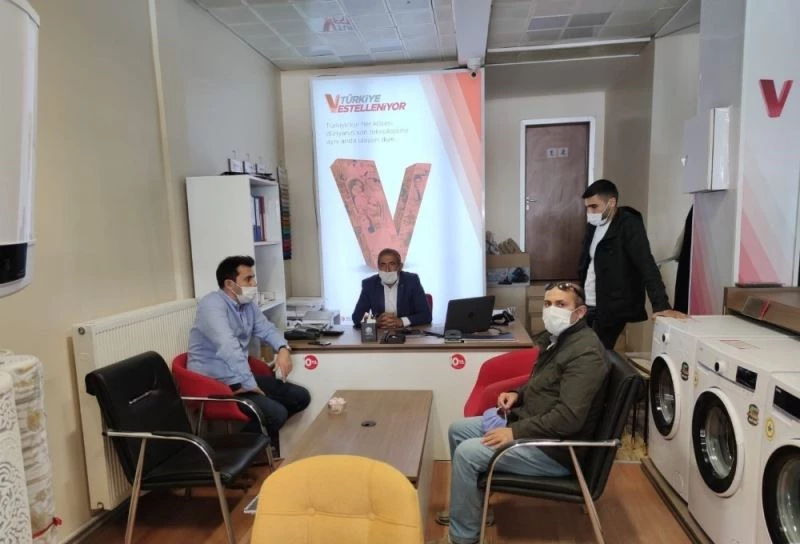 Kaymakam İlidi’den esnaf ziyareti
