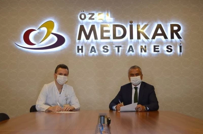 Gençlik ve Spor İl Müdürlüğü ile MEDİKAR Hastanesi arasında protokol imzalandı
