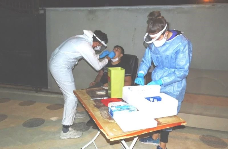 Hisarcık’ta bir caddenin tamamında filyasyon çalışması
