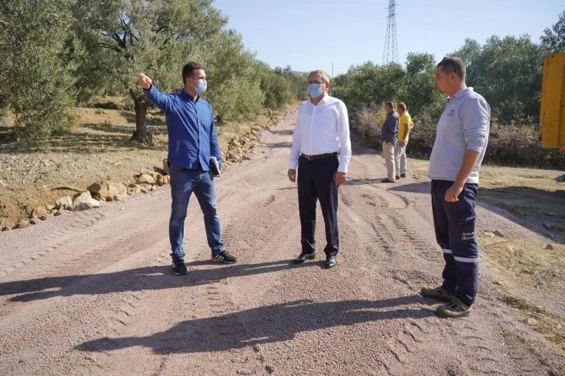 Zeytinlikler arası yollara neşter
