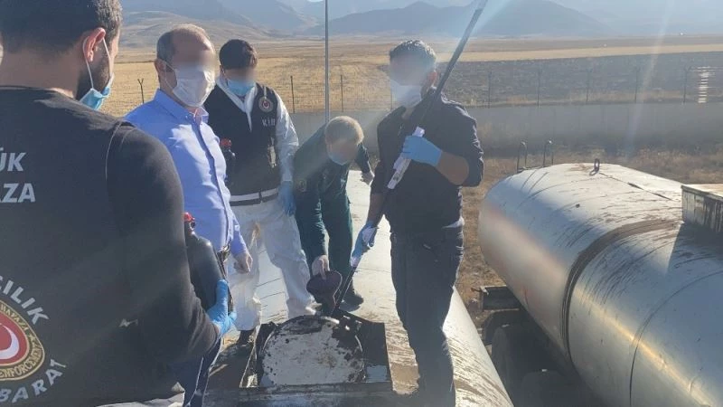 Gürbulak’ta 591 ton kaçak akaryakıt ele geçirildi
