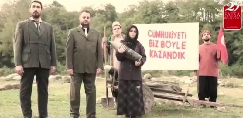 Fatsa Belediyesi’nden 29 Ekim’e klipli kutlama
