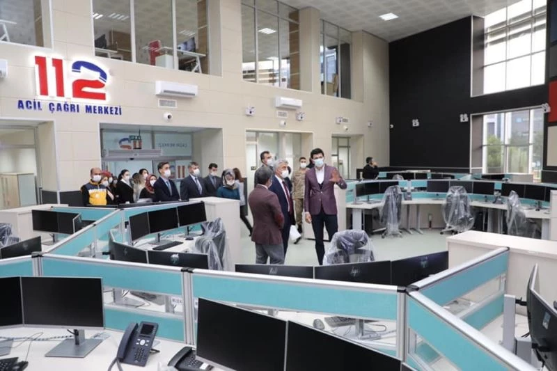 7 ayrı kurumdan yaklaşık 50 personel 112 çatısı altında toplanacak
