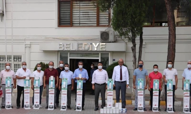 Kurtalan’da okullara hijyen malzemeleri dağıtıldı
