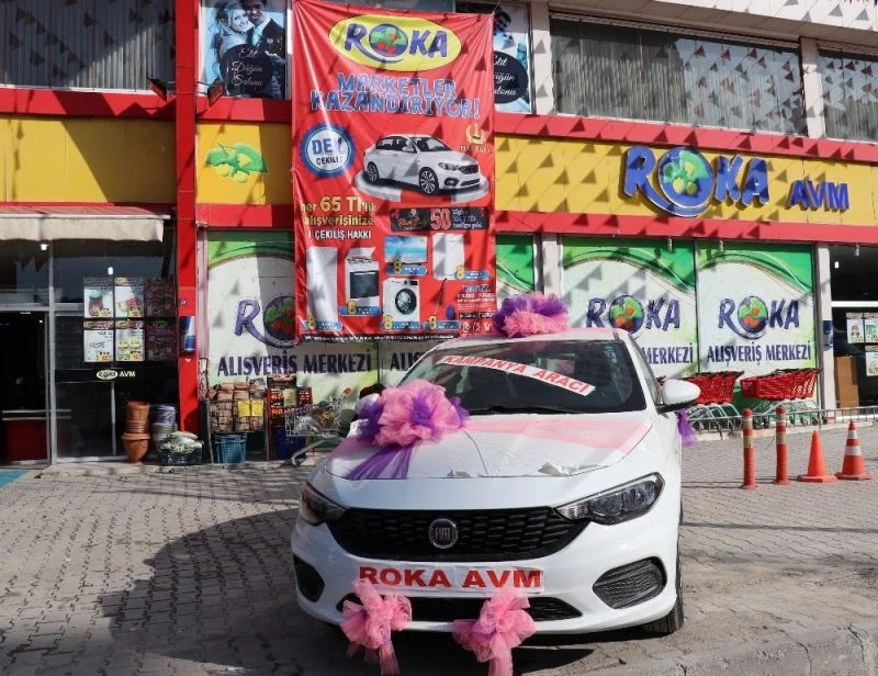 Roka’dan 65 TL’lik alışverişe araba
