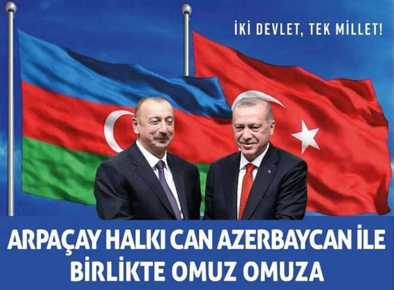 Arpaçay Belediyesi’nden Azerbaycan’a destek
