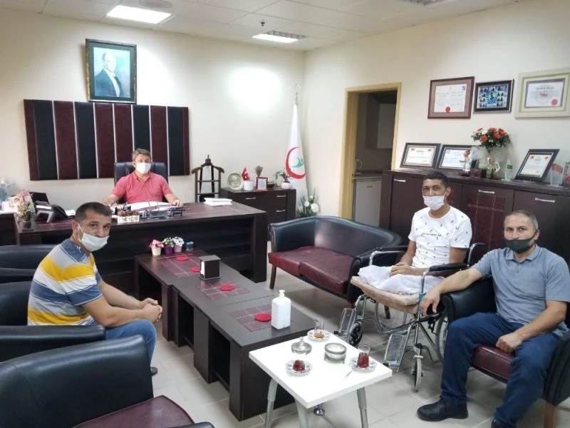 Sakarya’daki patlamayan yaralı kurtulan sürücüden sağlık çalışanlarına teşekkür
