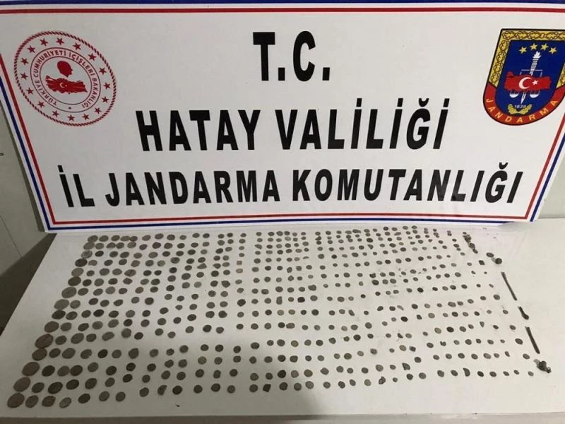 Hatay’da 516 adet tarihi eser ve obje ele ele geçirildi
