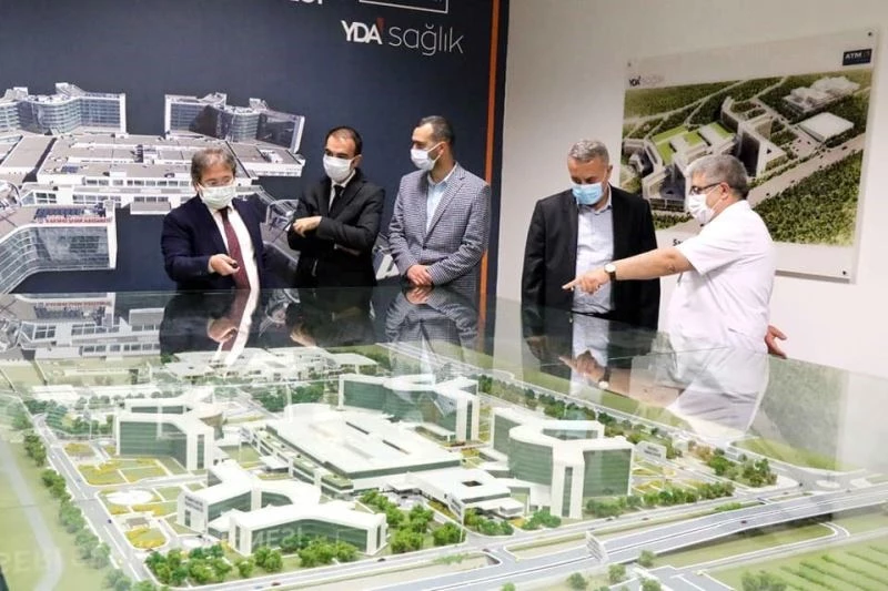 Tekirdağ İl Sağlık Müdürlüğü, Kayseri Şehir Hastanesi’nin işleyişi hakkında bilgi aldı
